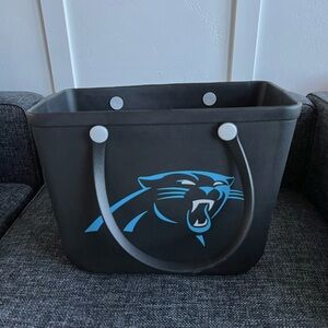 NWT Logo Brands Officially Licensed NFL Venture Tote- Carolina Panthers